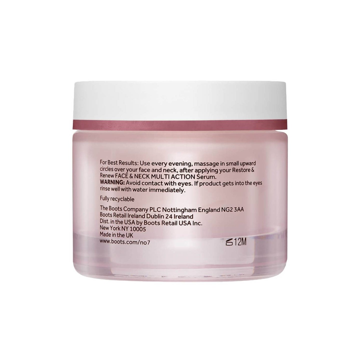 No7 Restore & Renew Face and Neck Multi-Action Night Cream 50ml