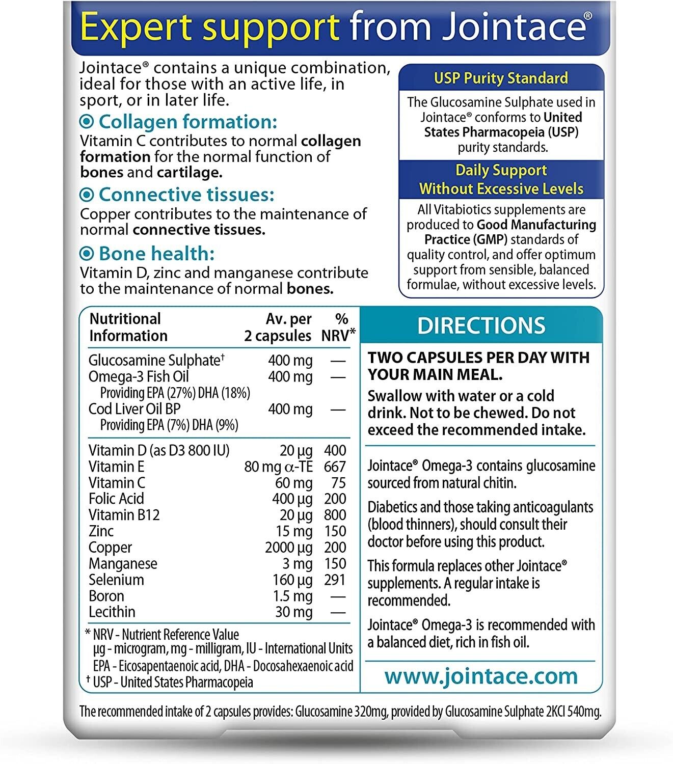 Vitabiotics Jointace Omega-3 30 Capsules