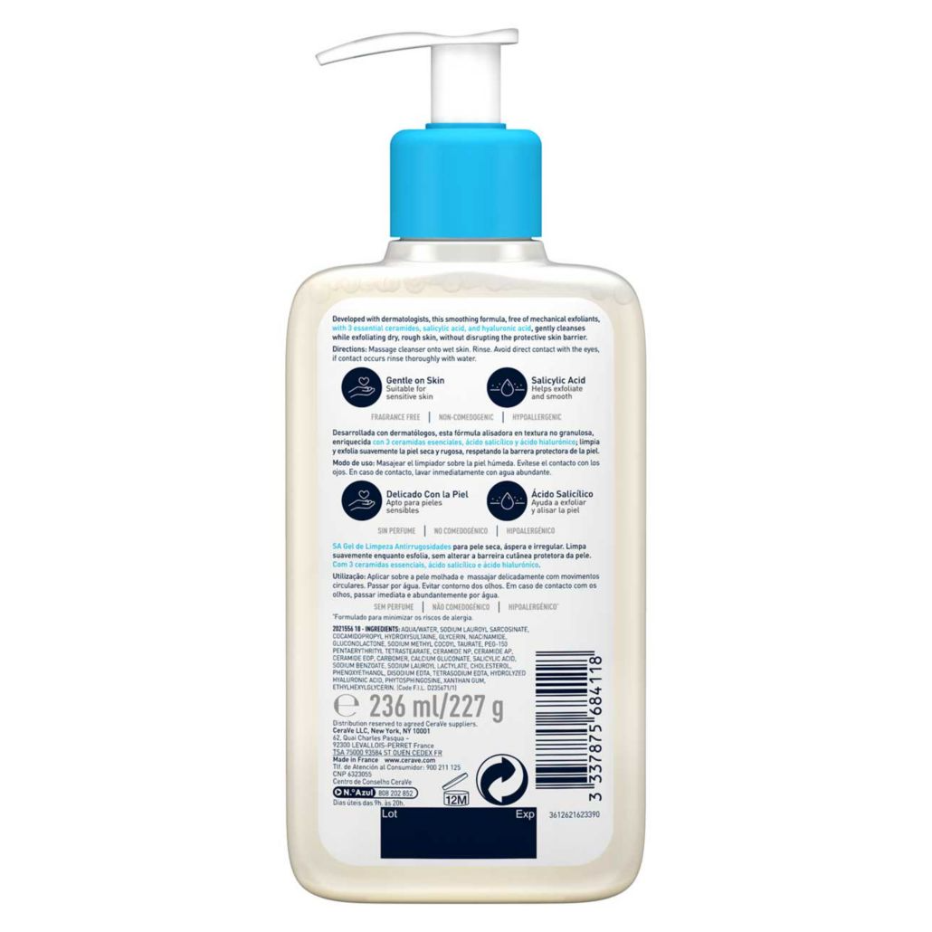 Cerave SA Smoothing Cleanser 236ml