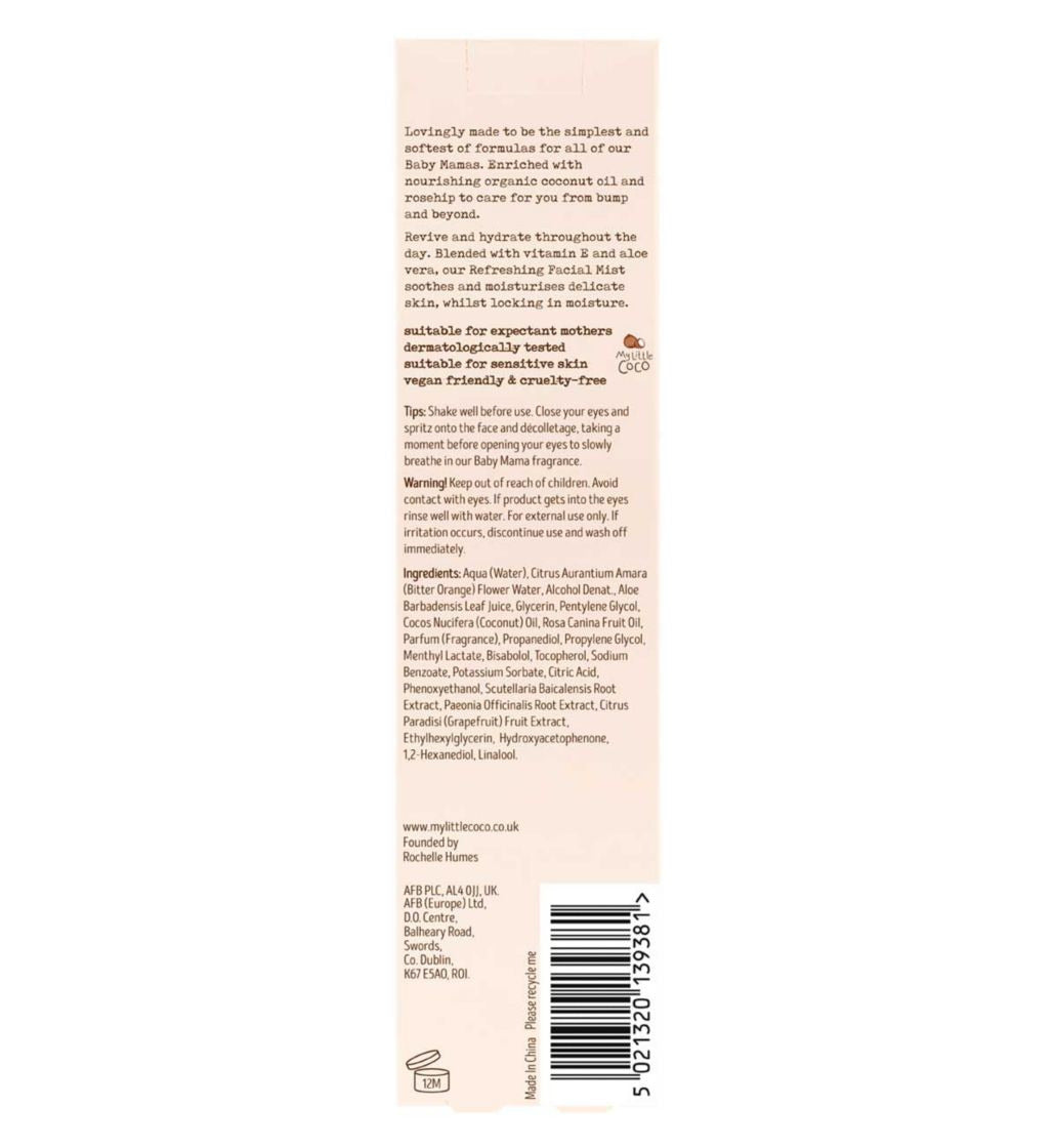 My Little Coco Baby Mama Refreshing Facial Mist 100ml