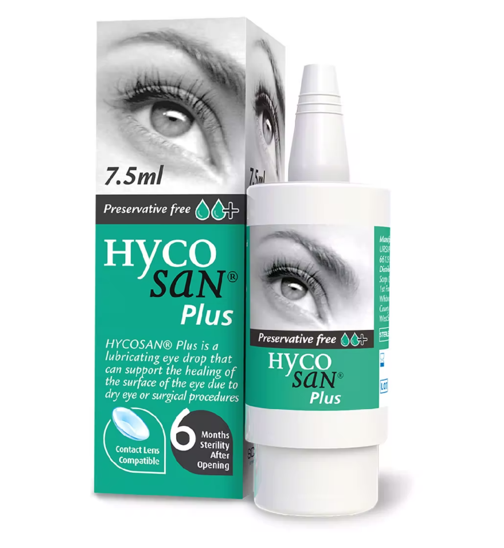 Hycosan Plus Eye Drops - 7.5ml