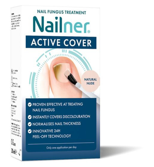 Nailner Active Cover Nail Fungus Treatment Natural Nude 30ml