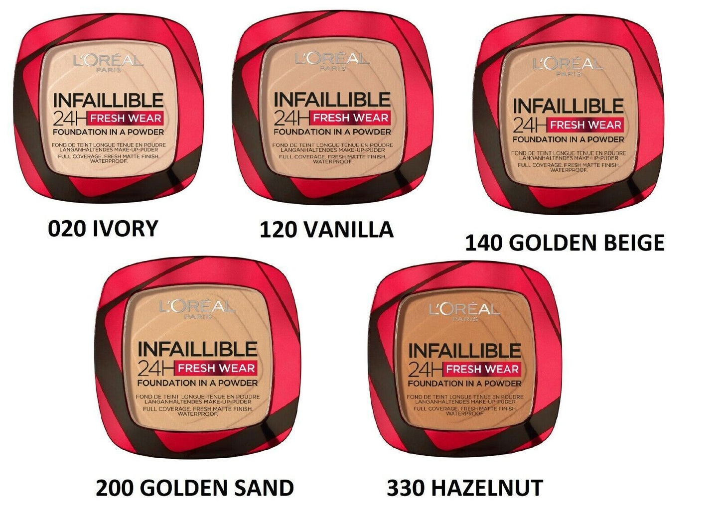 L'Oreal Infallible 24hr Fresh Wear Foundation In Powder 9g