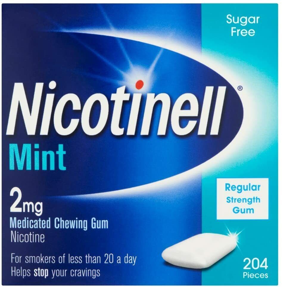 Nicotinell 2mg Gum Mint 204 Pieces