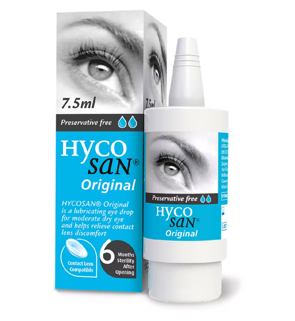 Hycosan Original Eye Moisturising Drops - 7.5ml