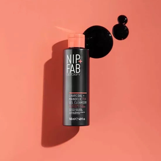 Nip + Fab Detoxify Charcoal + Mandelic Fix Gel Cleanser 145ml