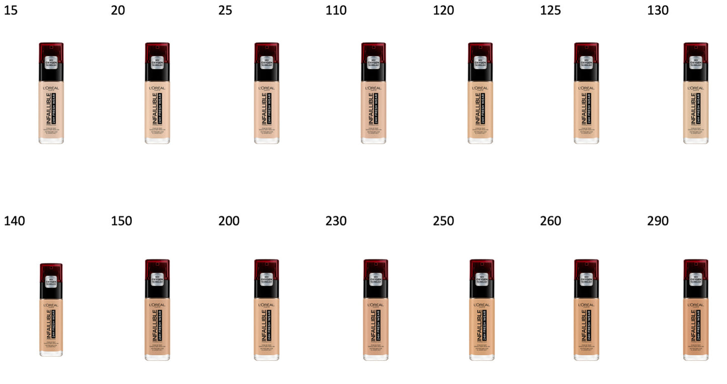L'oreal Infallible 24H/32H Fresh Wear Foundation 30ml