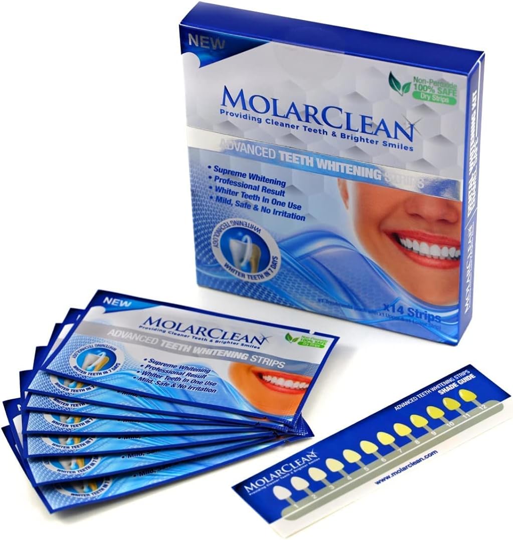 MolarClean Advanced Teeth Whitening Strips x14