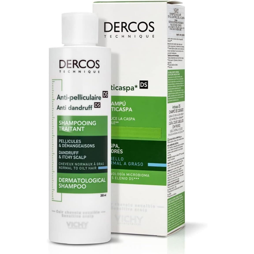 Vichy Dercos Anti-Dandruff Dermatological Normal/Oily Hair Shampoo 200ml