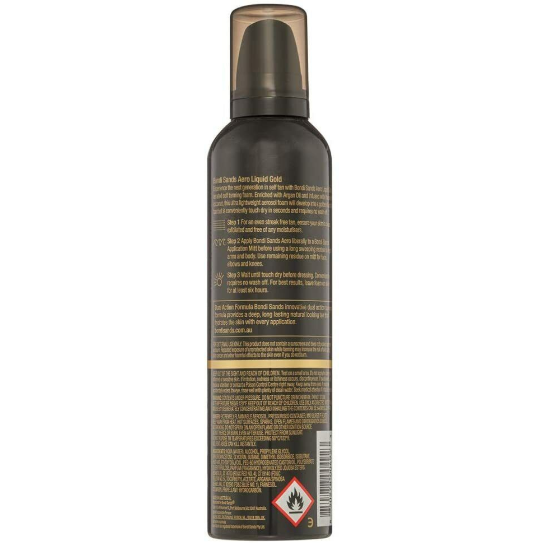 Bondi Sands Liquid Gold Aero Self Tanning Foam 225ml