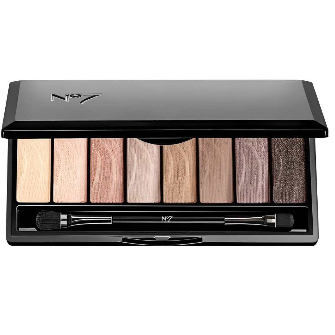No7 Stay Perfect Eyeshadow Palette Nude 9.6g