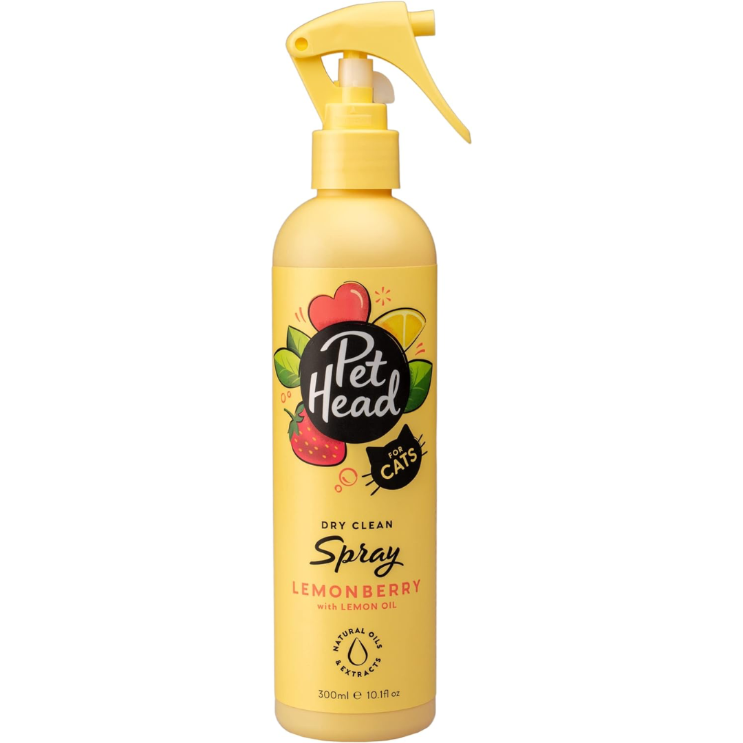 Pet Head Lemonberry Dry Clean Spray For Cats 300ml