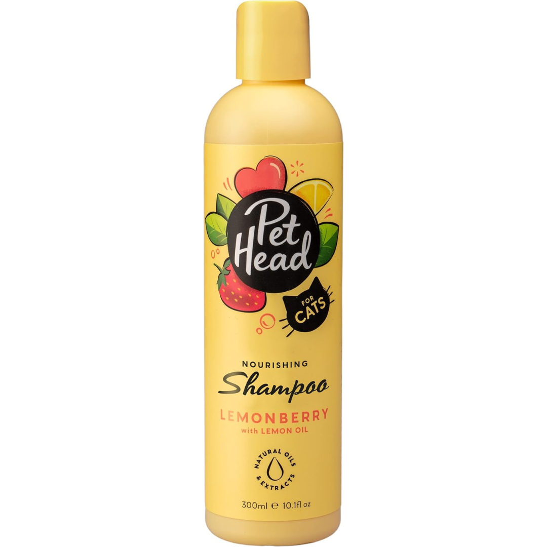 Pet Head Lemonberry Nourishing Shampoo For Cats 300ml