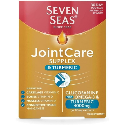 Seven Seas JointCare Supplex and Turmeric 4000mg 30 Day Duo Pack