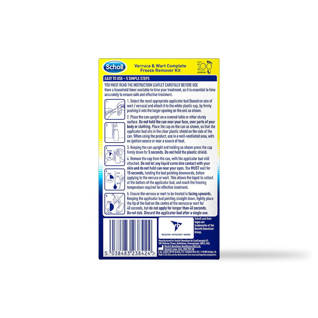 Scholl Complete Freeze Verruca & Wart Remover Kit