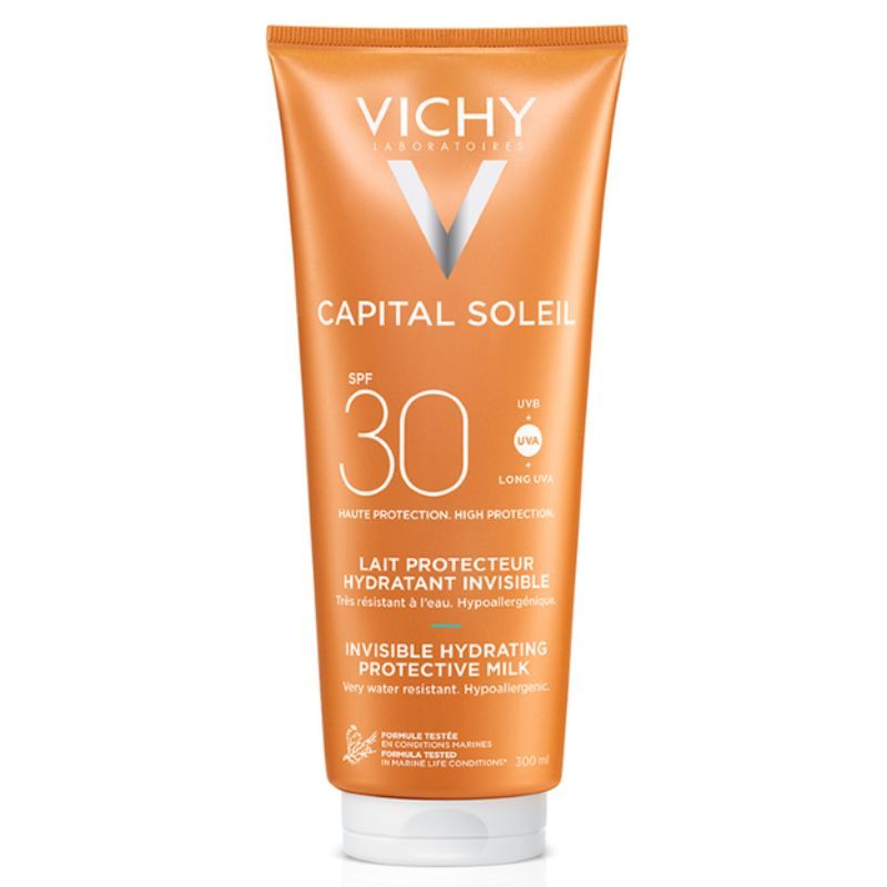 Vichy Capital Soleil Fresh Protective Milk Face & Body SPF30 300ml