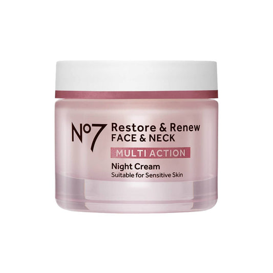 No7 Restore & Renew Face and Neck Multi-Action Night Cream 50ml