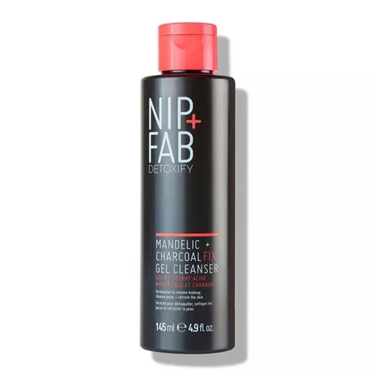 Nip + Fab Detoxify Charcoal + Mandelic Fix Gel Cleanser 145ml