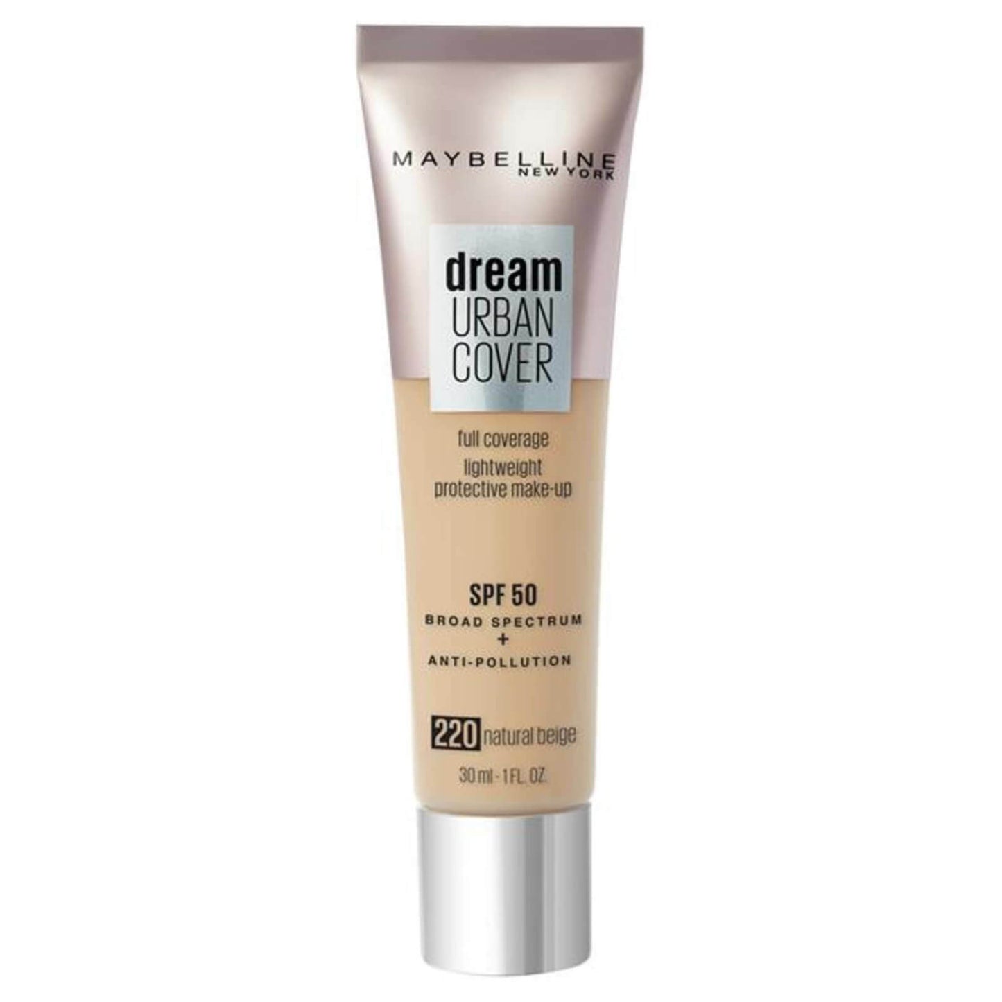Maybelline Dream Urban Cover Make Up SPF50 30ml (NEW) [Choose Shade]