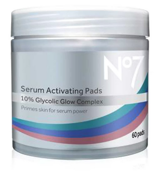 No7 Serum Activating Pads - 10% Glycolic Glow 60 [Pack 1 2 3]