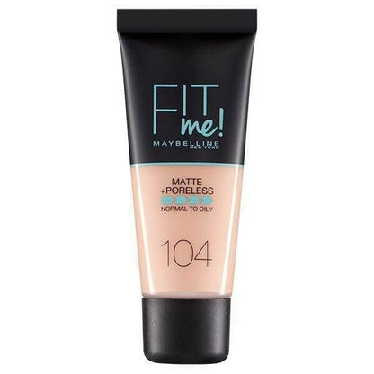 Maybelline Fit Me Matte + Poreless Foundation 30ml (NEW) [Choose Shade]
