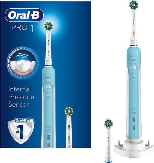 Oral-B Pro 1 600 Cross Action Electric Toothbrush with 2 Heads