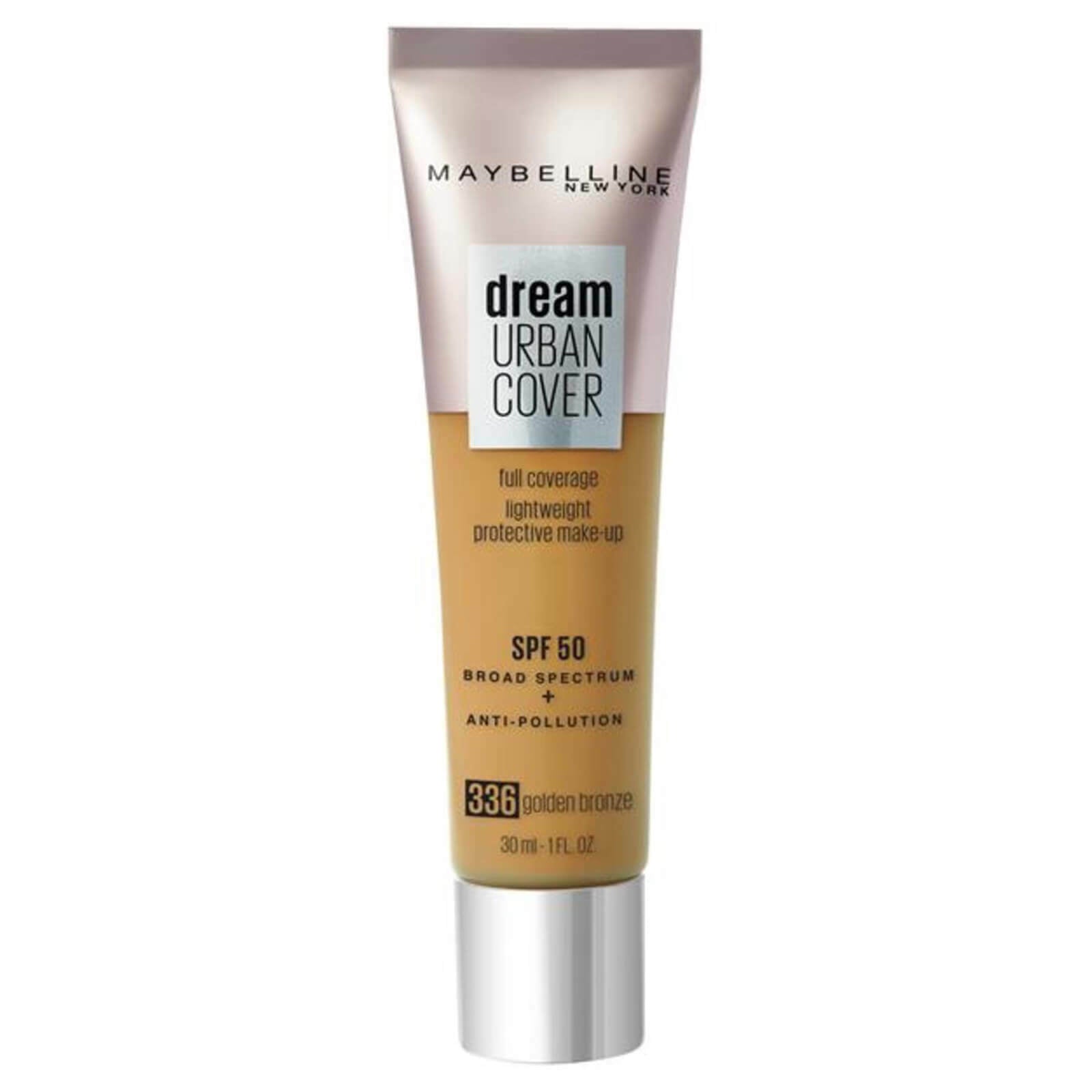 Maybelline Dream Urban Cover Make Up SPF50 30ml (NEW) [Choose Shade]