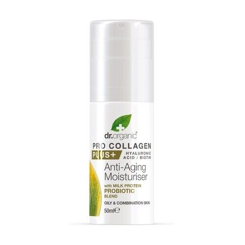 Dr Organic Pro Collagen Plus+ Anti Ageing Probiotic Moisturiser Oily/Combination 50ml