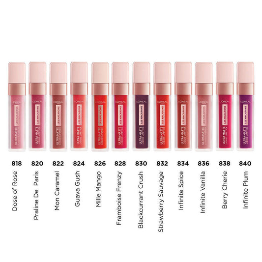 L'Oréal Ultra Matte Liquid Lipstick Les Macarons 7.6ml