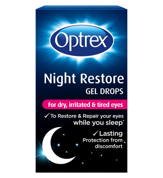Optrex Night Restore Gel Eye Drops 10ml