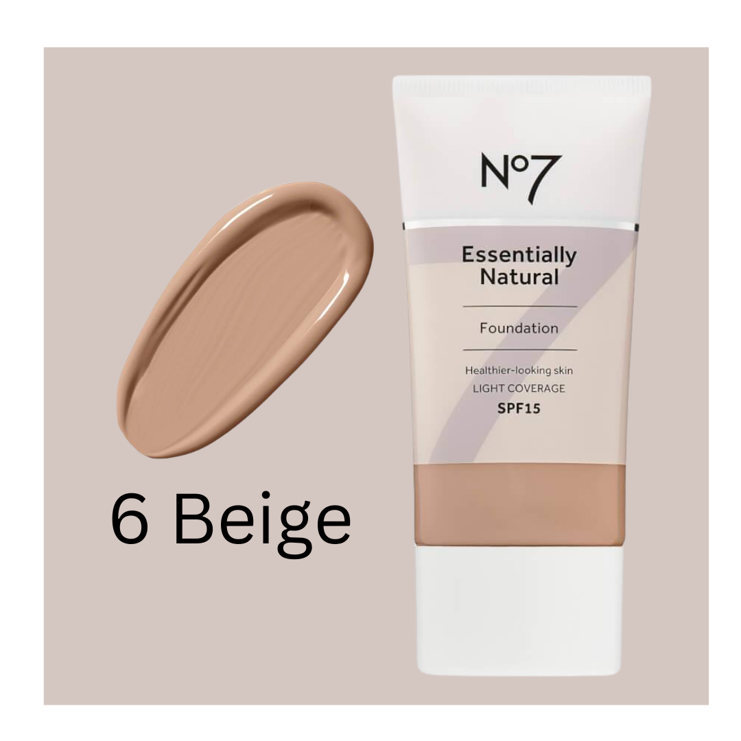 No7 Essentially Natural Light Coverage Foundation SPF15 40ml