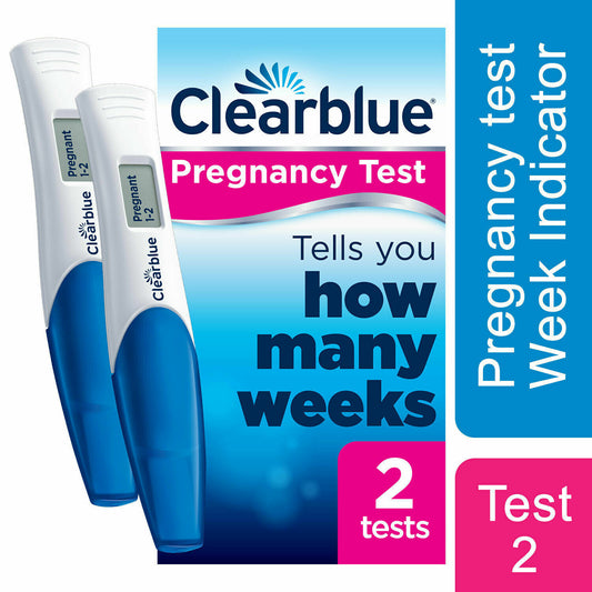 Clearblue Digital Pregnancy Test with Weeks Indicator 2 tests