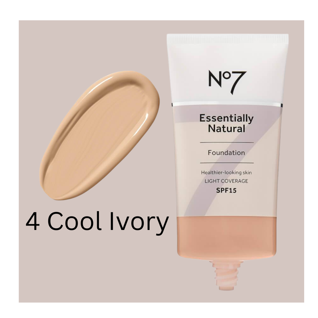 No7 Essentially Natural Light Coverage Foundation SPF15 40ml