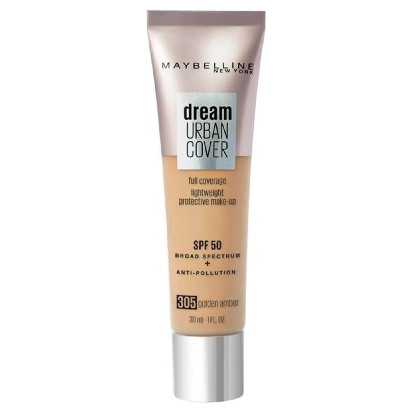 Maybelline Dream Urban Cover Make Up SPF50 30ml (NEW) [Choose Shade]