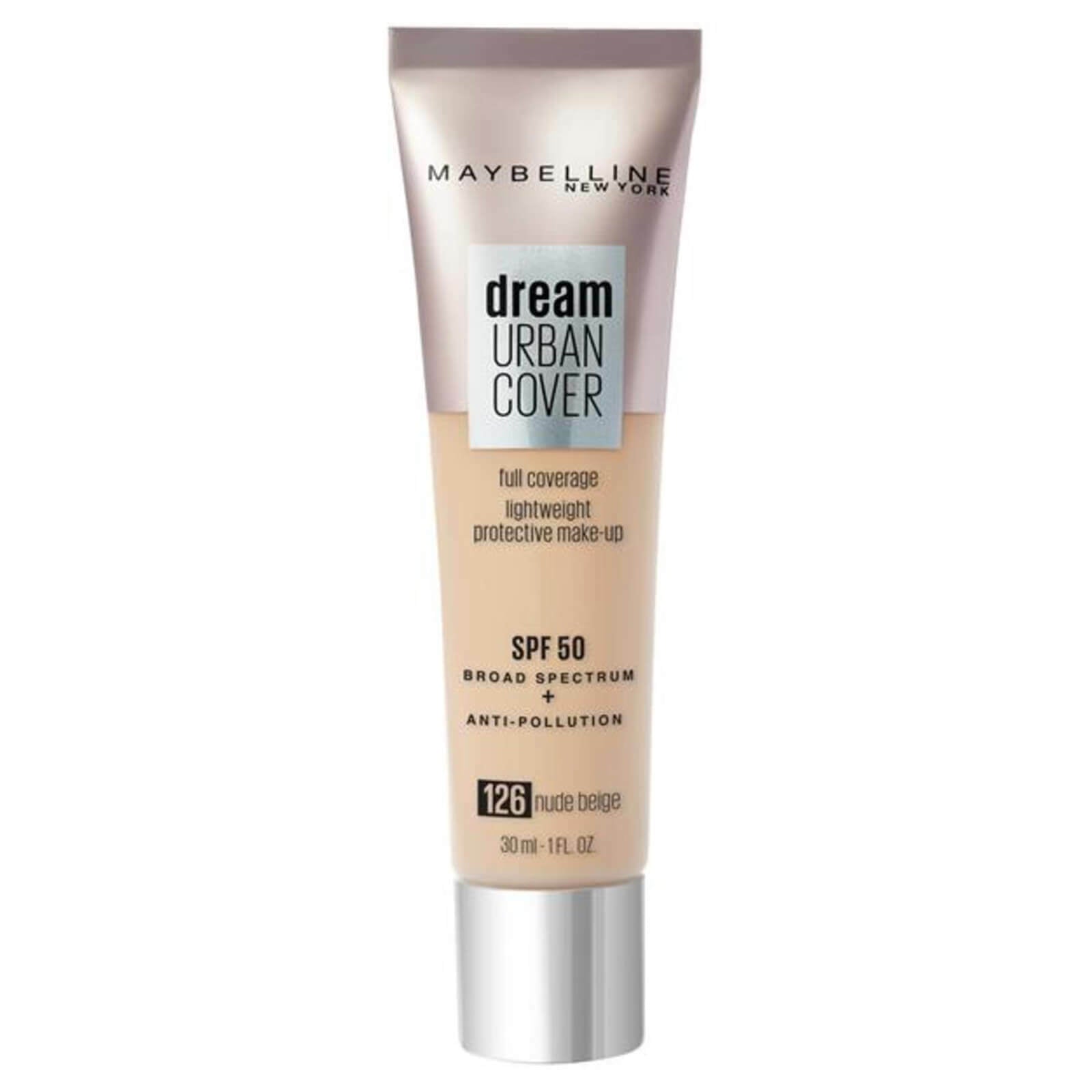 Maybelline Dream Urban Cover Make Up SPF50 30ml (NEW) [Choose Shade]