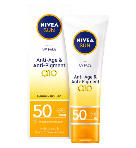 Nivea Sun Anti-Age & Anti-Pigment Q10 Sunscreen SPF50 50ml