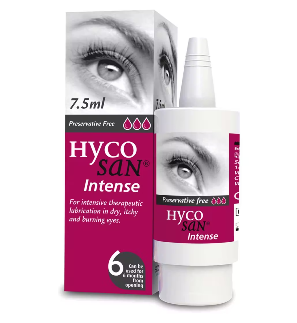 Hycosan Intense PF Eye Drops 7.5ml [Pack 1 2 3]
