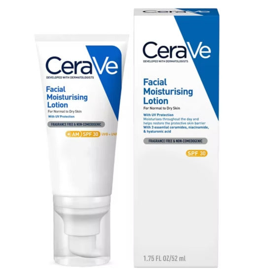 Cerave AM Facial Moisturising Lotion SPF30 52ml