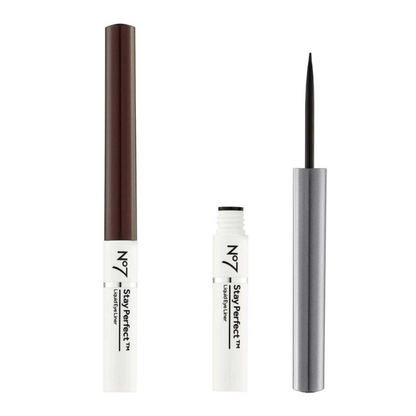 No7 Stay Perfect Liquid Eye Liner 1.7ml (Choose Shade) [Pack 2 3 4]