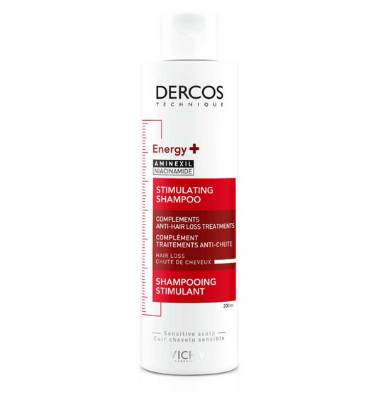 Vichy Dercos Energy+ Anti Hair loss Stimulating Shampoo 200ml [Pack 1 2 3]