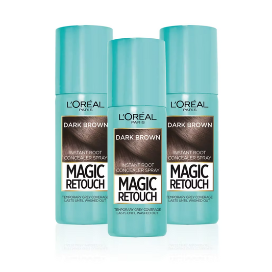 L'Oreal Magic Retouch Instant Root Concealer Spray 75ml [Pack of 3]