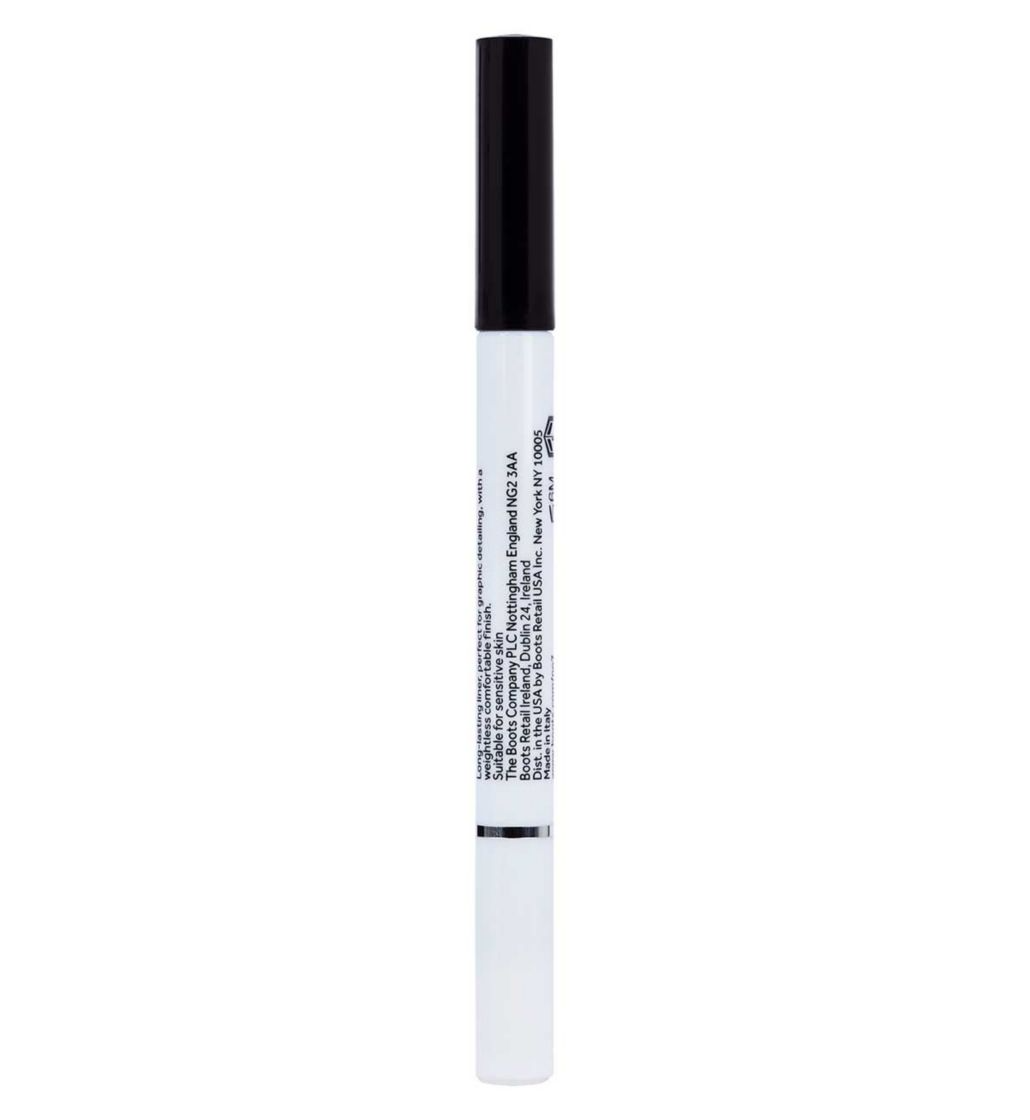 No7 Stay Perfect Precise Felt Tip Liner 1.6g ( Black & Brown) [Pack 2 3 4]
