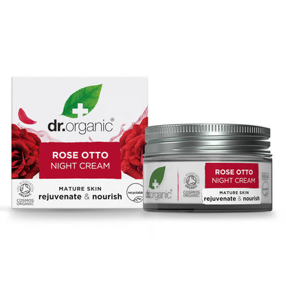 Dr Organic Bioactive Rose Otto Night Cream 50ml [Pack of 2]