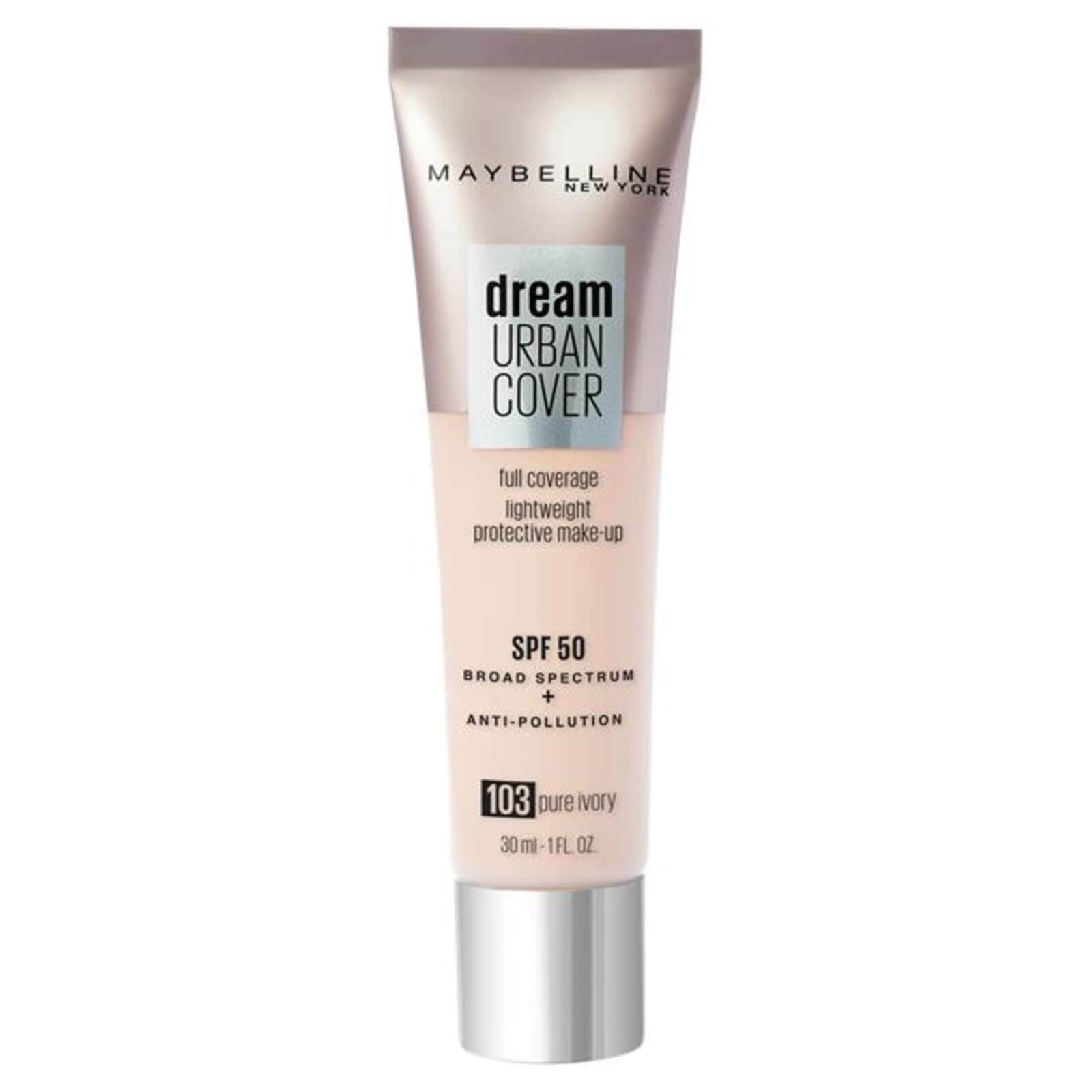 Maybelline Dream Urban Cover Make Up SPF50 30ml (NEW) [Choose Shade]