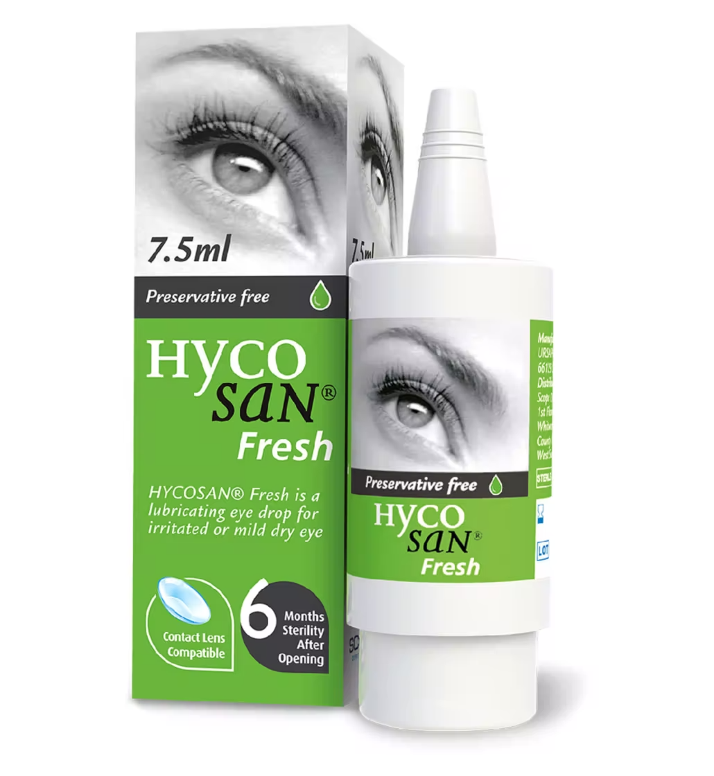 Hycosan Fresh Eye Drops - 7.5ml