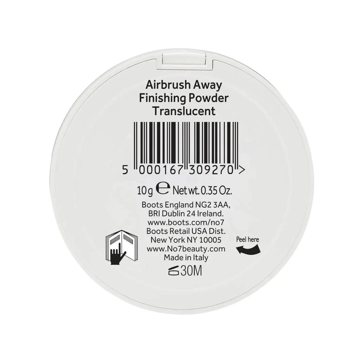 No7 Airbrush Away Finishing Powder Translucent 10g