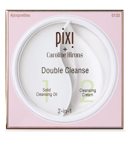 Pixi + Caroline Hirons Double Cleanse 2-in-1 Cleansing Oil & Cream 2x50ml