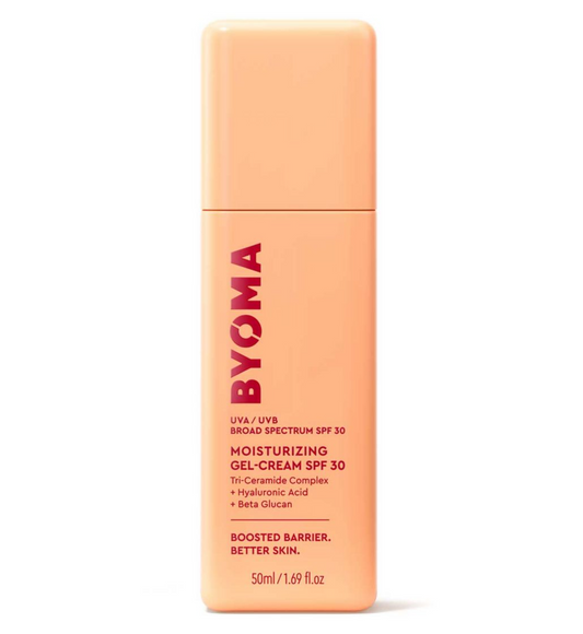 Byoma Moisturising Gel Cream SPF30 50ml [Pack 1 2 3]