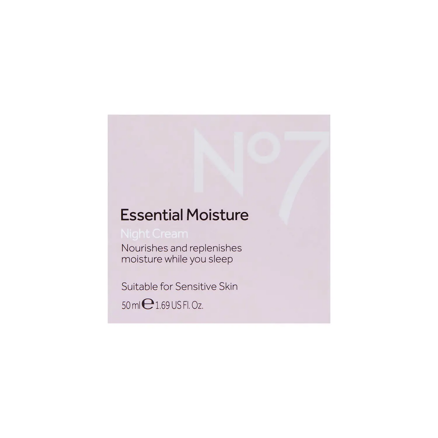 No7 Essential Moisture Night Cream 50ml [Pack 1 2 3]