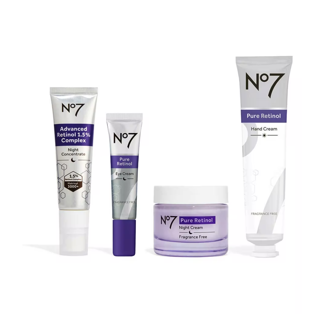 No7 Pure Retinol Night Repair Cream 50ml [Pack 1 2 3]